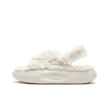 Champion Fluffy Collection Slide Slippers Women's White Gray