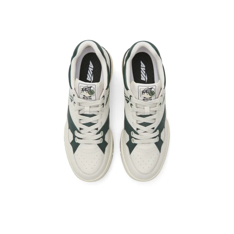 AVIA 855 Series Low Top Vintage Basketball Shoes Men's Beige Green-3