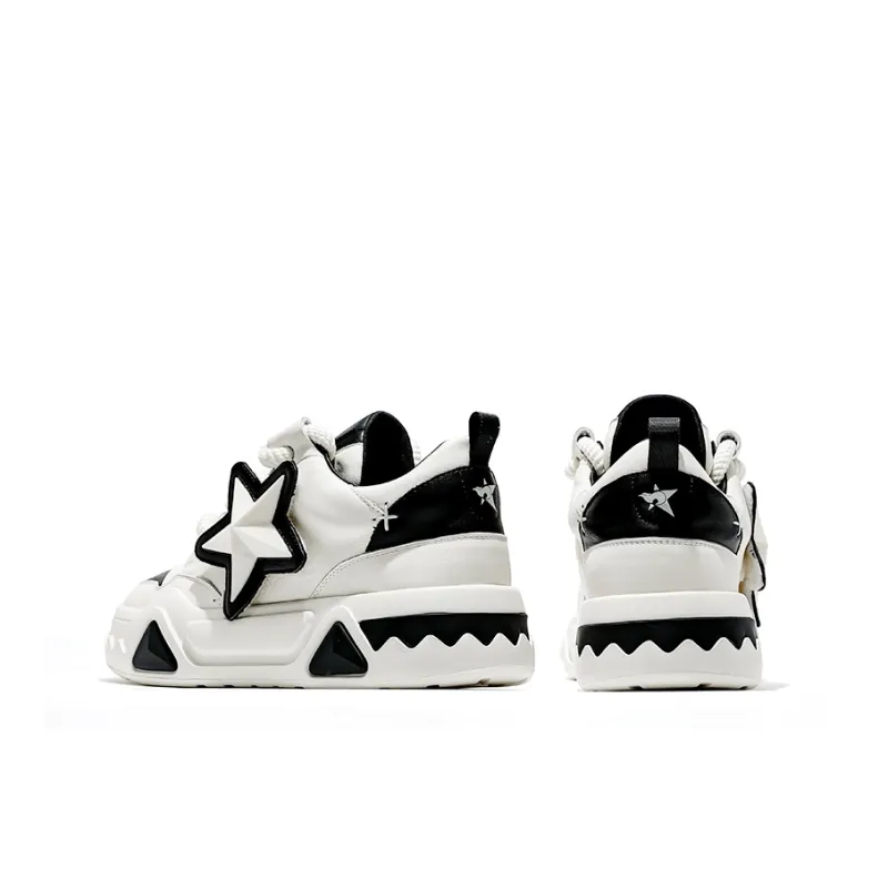 MOERBAI Skateboard Shoes Unisex Low Top White Black/White Yellow/White Blue/Gray-4
