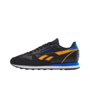 Reebok Classic Leather 'Black Orange Cobalt'