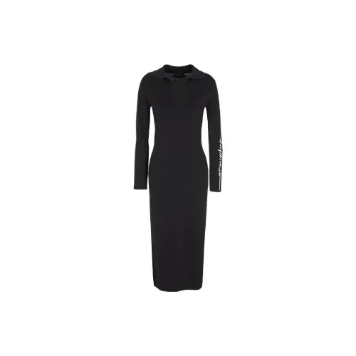 ARMANI EXCHANGE Long-Sleeved Dresses Women's Black