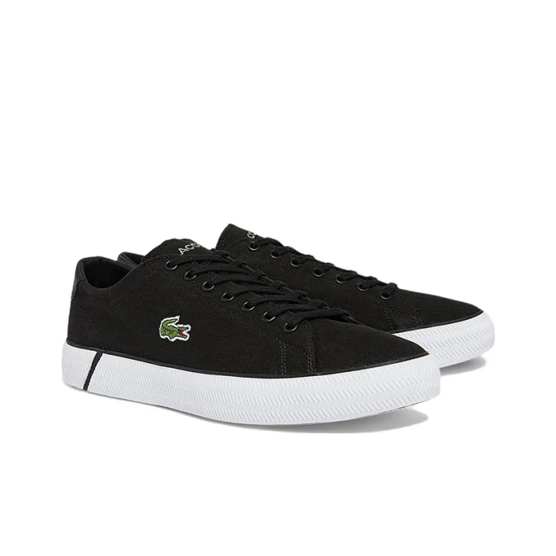 LACOSTE Skateboard Shoes Men Low Top Black-1