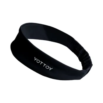 YOTTOY Sweatbands Elastic Moisture Wicking Running Sharp Black Unisex