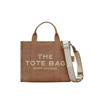 MARC JACOBS Cotton Tote Bag Shopping Bag Shoulder Bag Handbag Medium Size Women's Brown