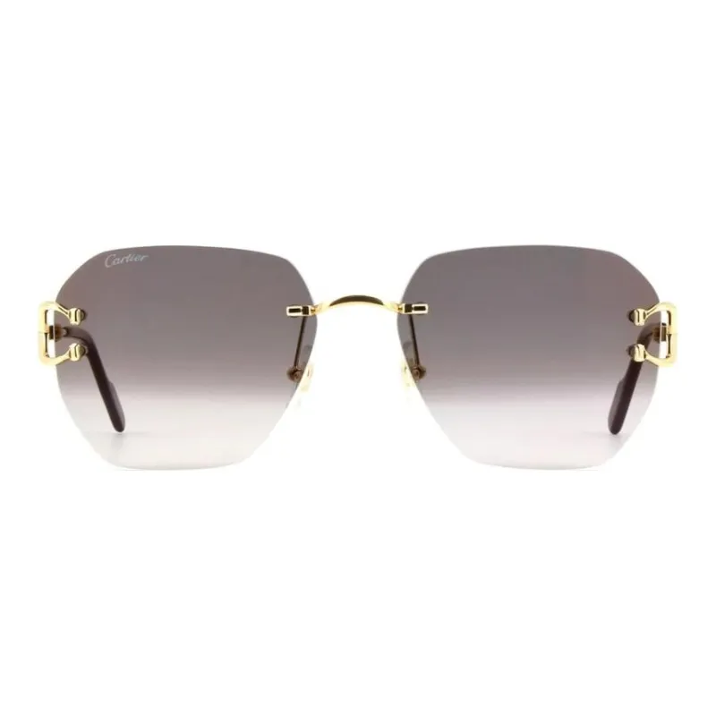 Cartier Geometric Frame Sunglasses-1