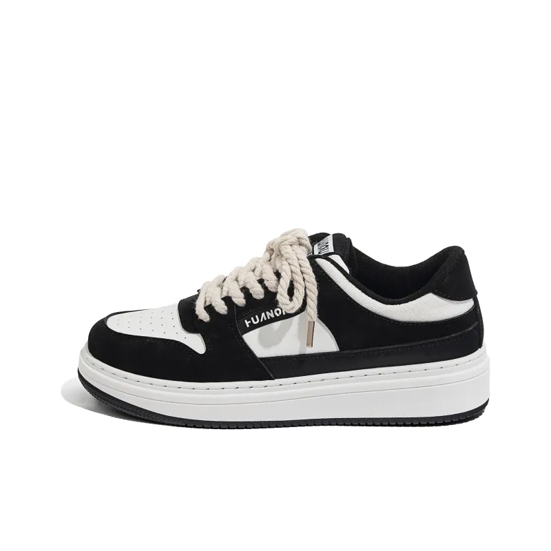 HUANQIU Year Of The Snake Limited Edition, Air Force 1 Low Top Skateboard Shoes Men's White Black-0