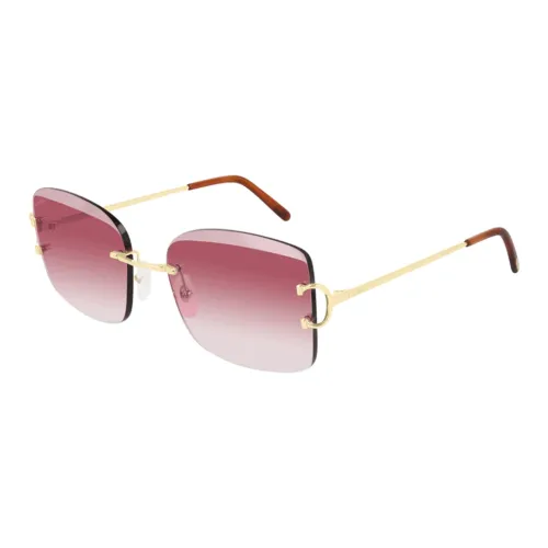 Cartier Square Rimless Sunglasses