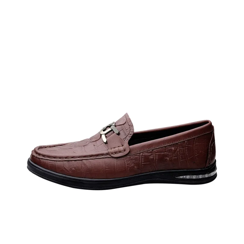CKVUSAMG Gommino Loafers Unisex Black/Burgundy/Scarlet-7