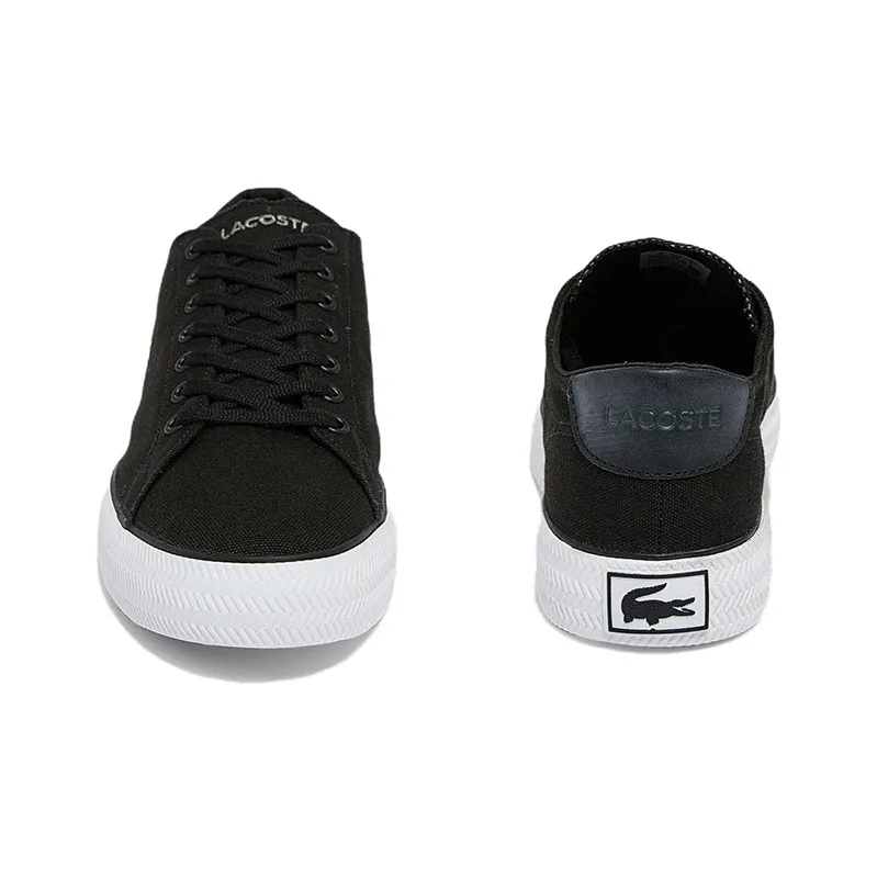 LACOSTE Skateboard Shoes Men Low Top Black-3
