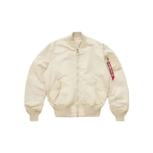 Alpha Industries Jackets Men Vintage White