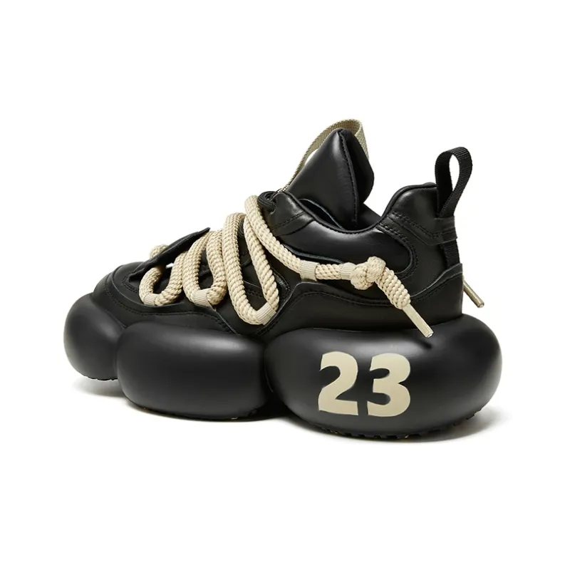 XMZY Balloon Party Height Increasing, Lightweight, Breathable, Slip Resistant Chunky Sneakers Unisex-12