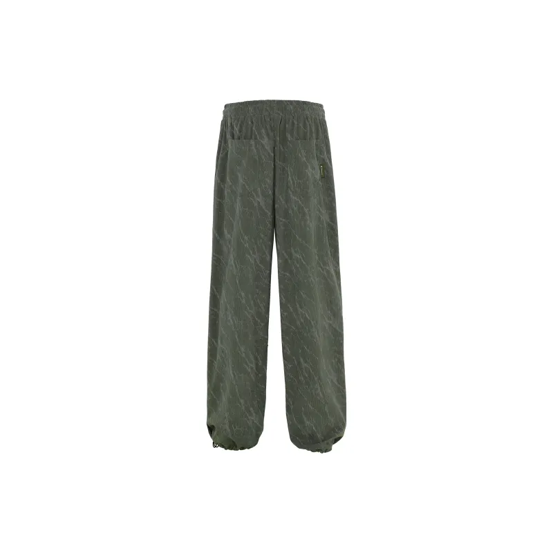 BJHG Original Lightning Bolt All-over Design Corduroy Unisex Casual Pants-1