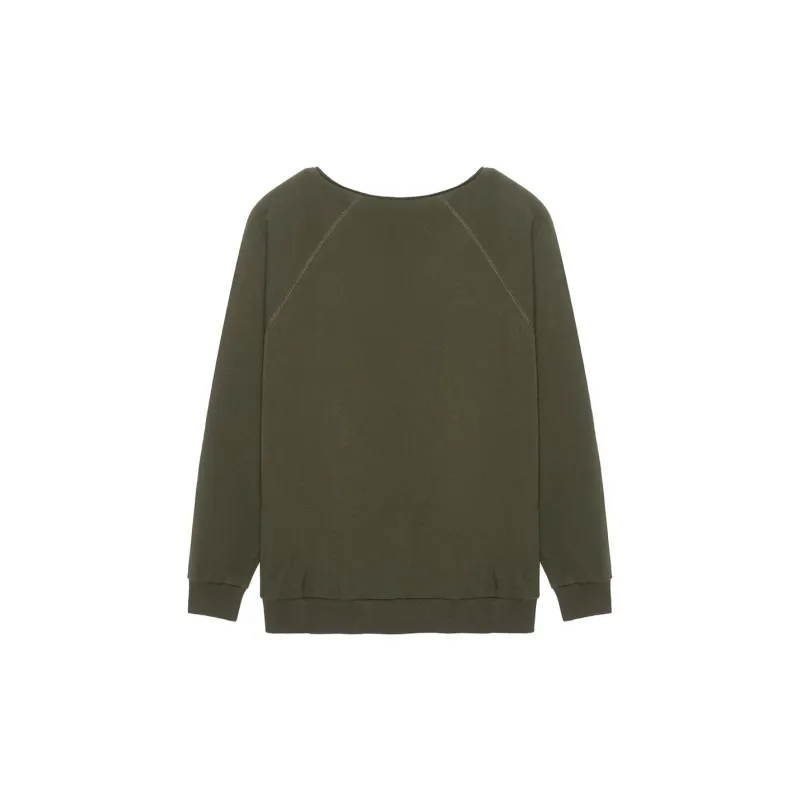 CELINE Sweatshirt Women's Dark Khaki-1