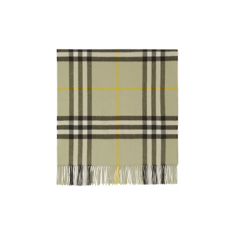 Burberry Knit Scarves Unisex Camel-1