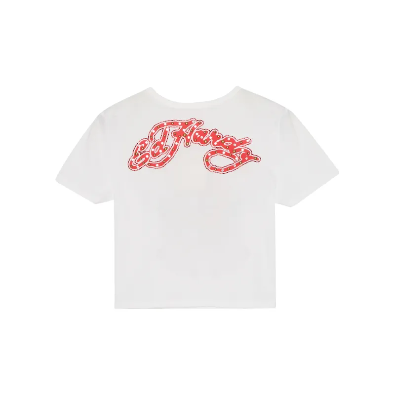 Ed Hardy Regular T Shirt Women's White-1