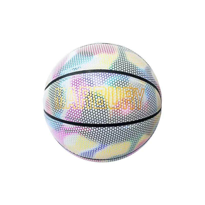 MARBURY PU Basketball Moon White Size 7 Reflective Unisex-4