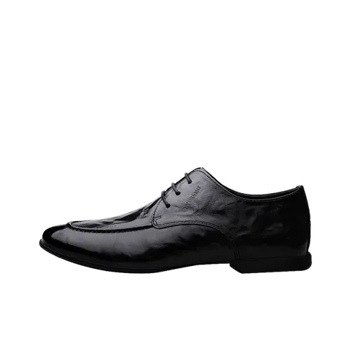 CKVUSAMG Dress Shoes Men Low-Top Black