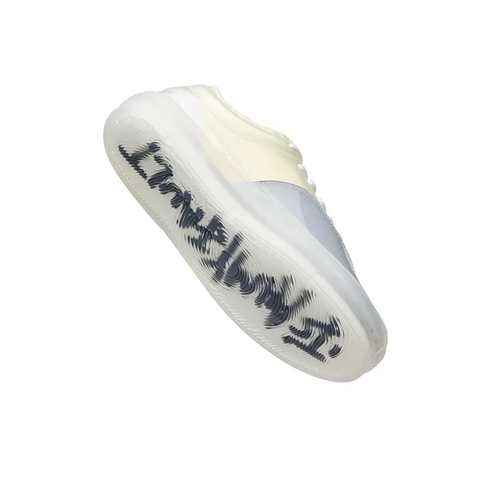 EQLZ EQUALIZER Fault Wear-Resistant Low-Top Skateboard Shoes Unisex White-1