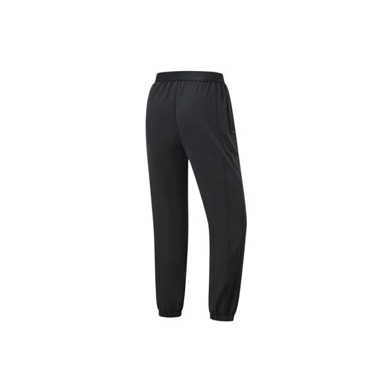 LINING Running Collection Knitted Sweatpants Women's Black-1