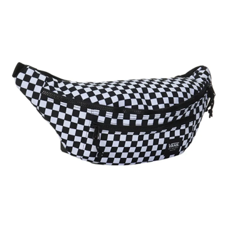 Vans Polyester One Shoulder Crossbody Bag Sling Bag Fanny Pack Regular Unisex Black & White-1
