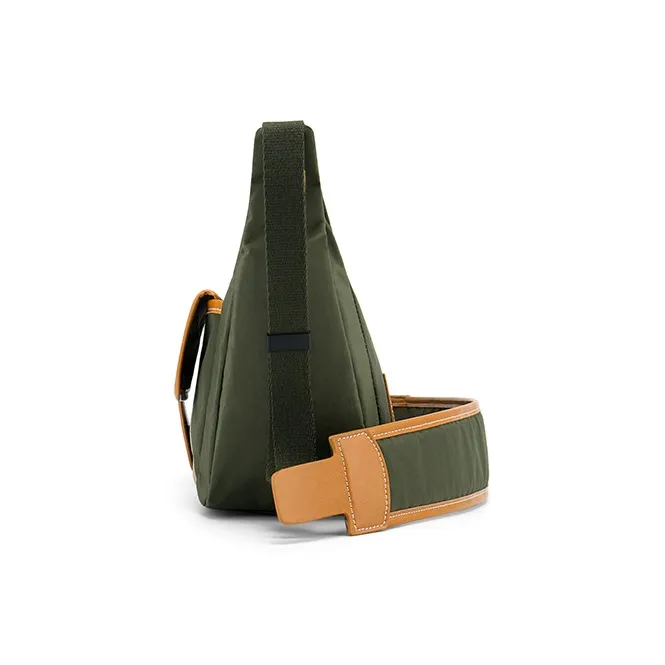 MashaLanti Synthetic Leather Crossbody Bag Cell Phone Pouch Fanny Pack Regular Unisex Green-2