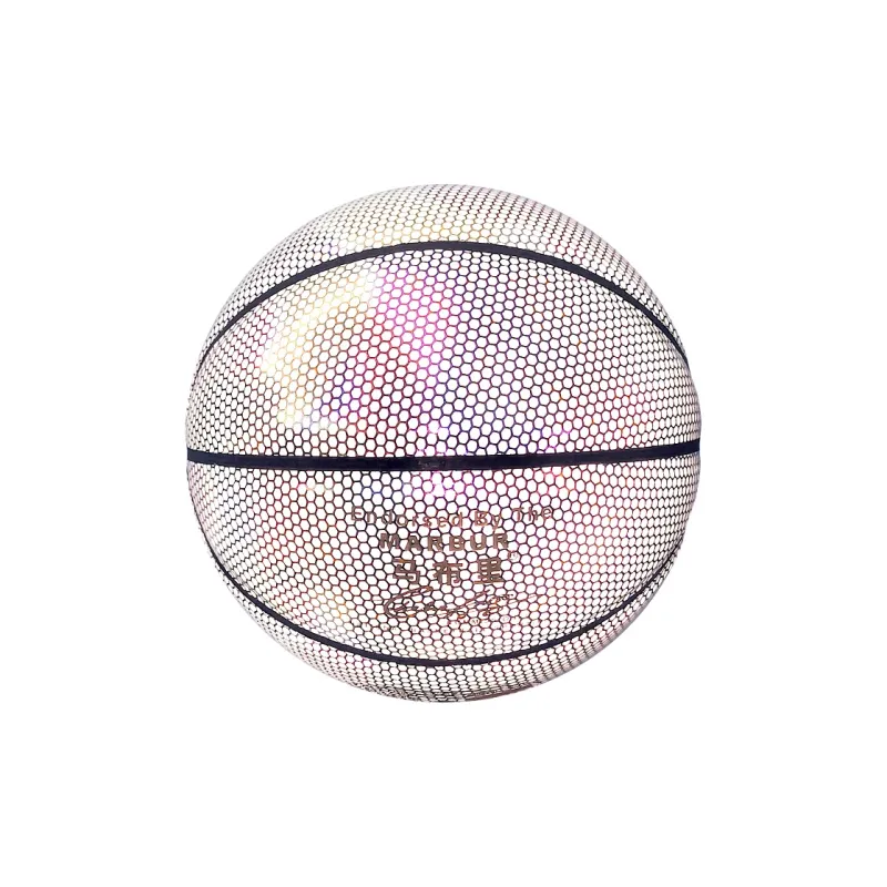 MARBURY PU Basketball Moon White Size 7 Reflective Unisex-3