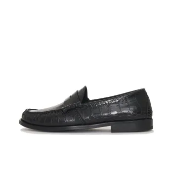 RHUDE Crocodile-effect Leather Loafers