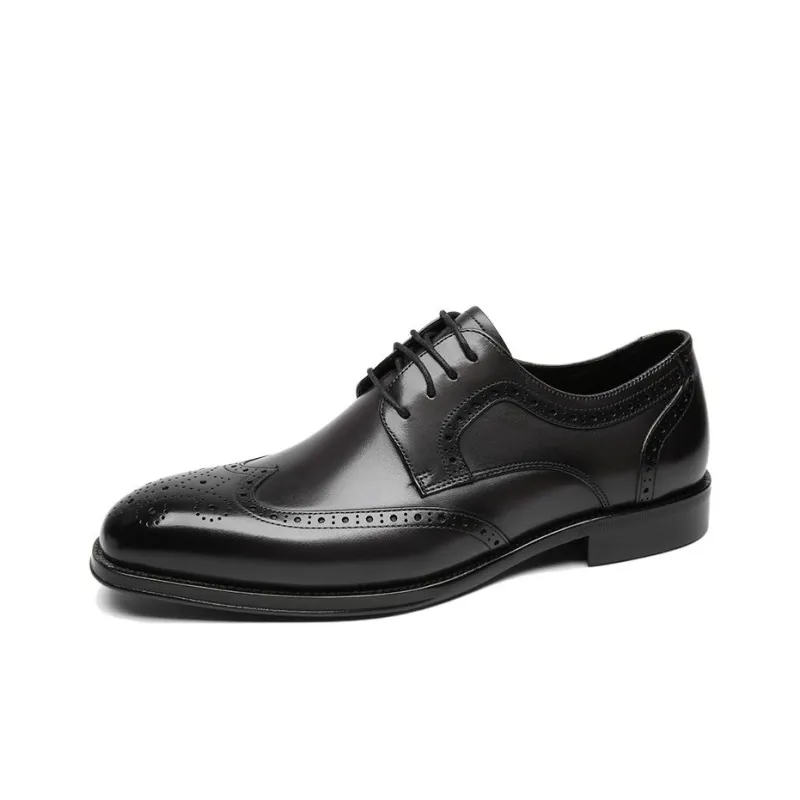 CROWN Dress Shoes Men's One Yard Larger-1