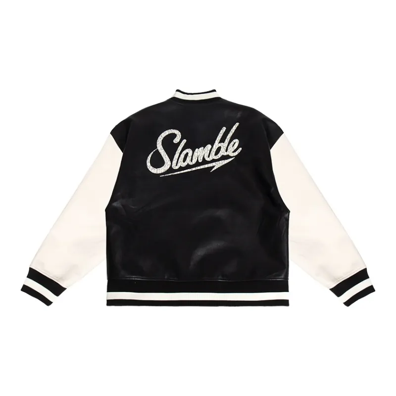 Slamble Baseball Jerseys Unisex Black-1