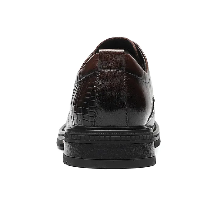 15 MINS Dress Shoes Men Low Top Black/Brown-11