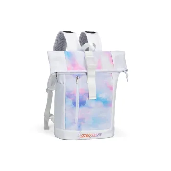 LOVERPUSS Polyester Backpack Unisex Dazzling White
