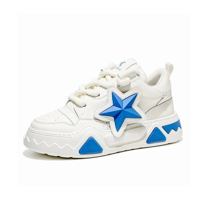 MOERBAI Skateboard Shoes Unisex Low Top White Black/White Yellow/White Blue/Gray-13