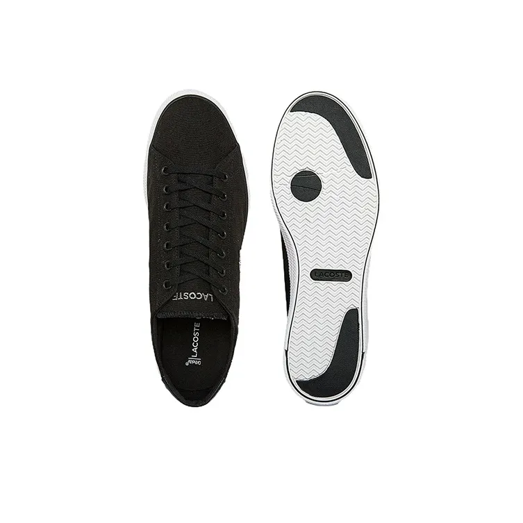 LACOSTE Skateboard Shoes Men Low Top Black-4