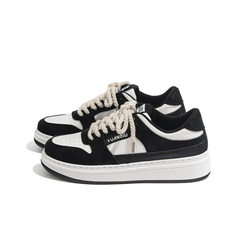 HUANQIU Year Of The Snake Limited Edition, Air Force 1 Low Top Skateboard Shoes Men's White Black-1