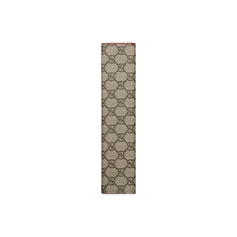 GUCCI Canvas With Leather Accents Clutch Men's Red & Beige-4