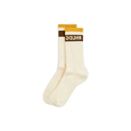 RHUDE Unisex Mid-Calf Socks