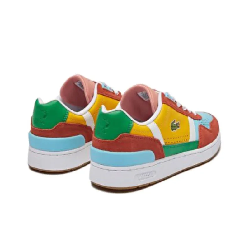LACOSTE Low Top Skateboard Shoes Women's Multicolor-4