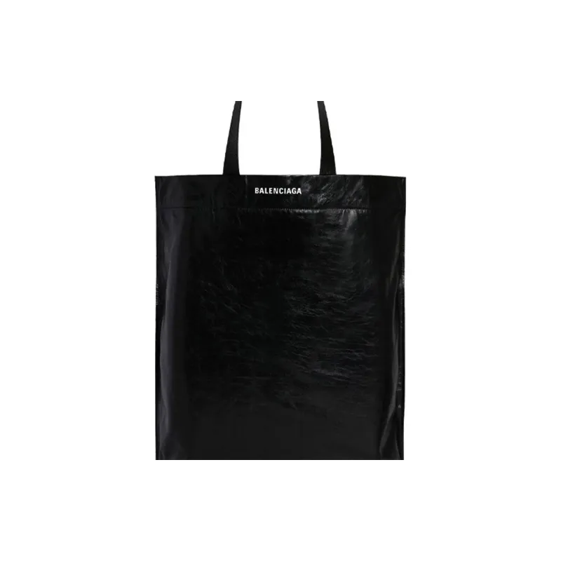 Balenciaga Calfskin Tote Bag, Shopping Bag, Handbag, Shoulder Bag Unisex Black-7