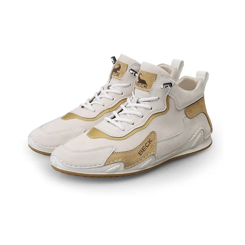 BECK Anti Slip Wear Resistant High Top Casual Shoes Men's-4