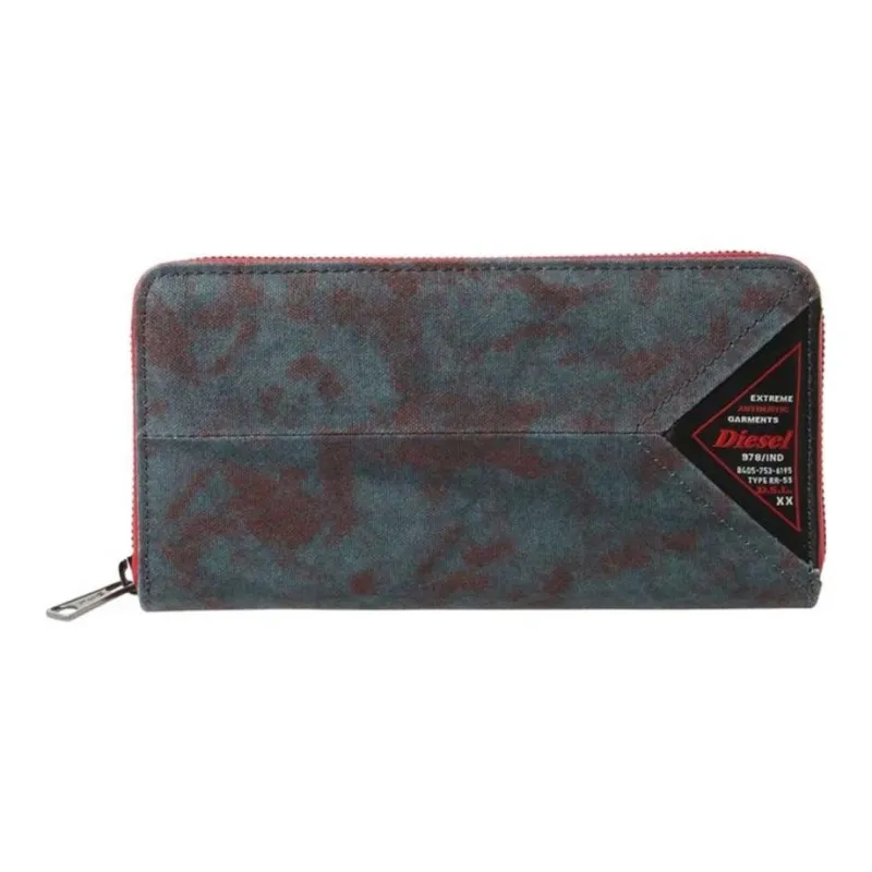 DIESEL Cotton Wallet Regular Men's Denim Red-0