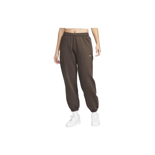 Nike Knitted Sweatpants Women's Brown