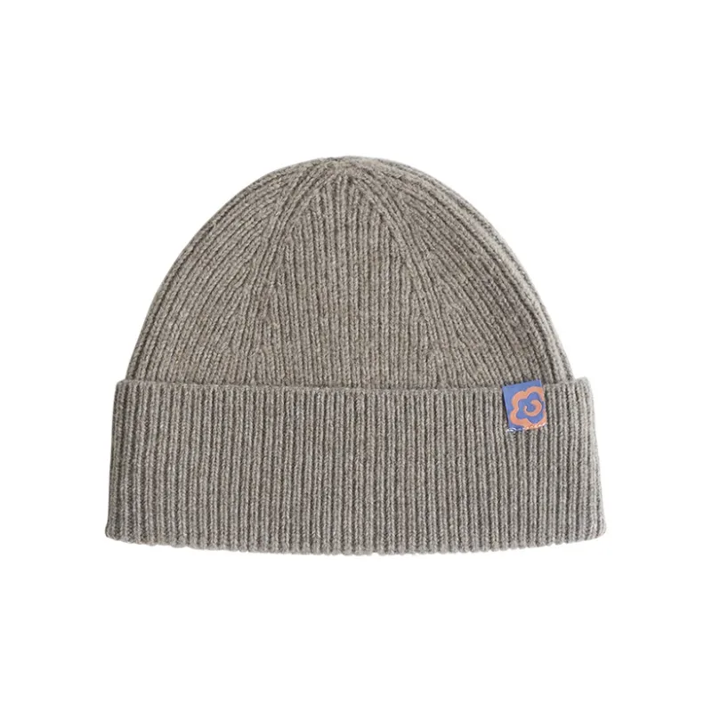 LOST PATTERN 80% Wool 20% Recycled Nylon Beanies Women's Mustard Green-2