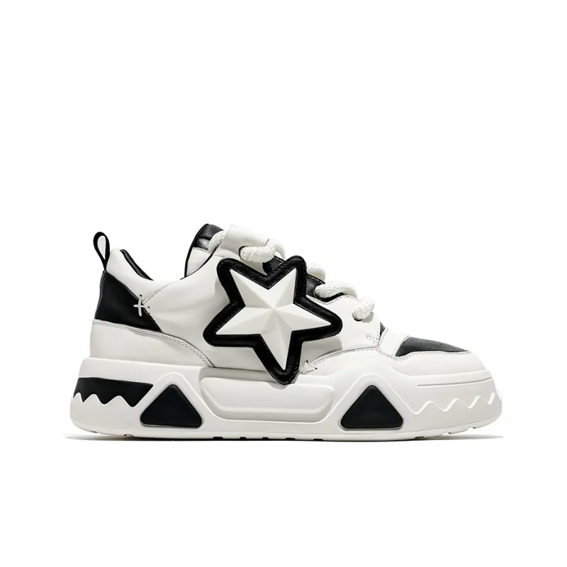 MOERBAI Skateboard Shoes Unisex Low Top White Black/White Yellow/White Blue/Gray-5