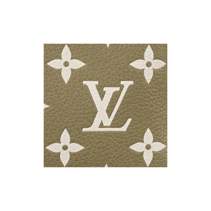 LOUIS VUITTON Mini Pochette Accessoires Khaki Green/Beige/Cream-7