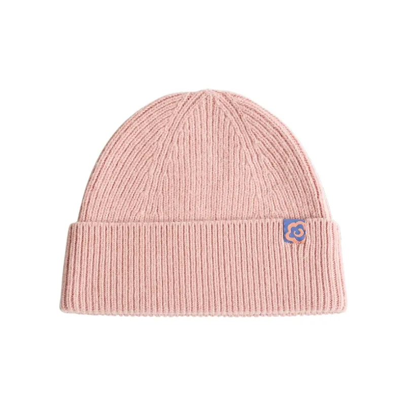 LOST PATTERN 80% Wool 20% Recycled Nylon Beanies Women's Mustard Green-1