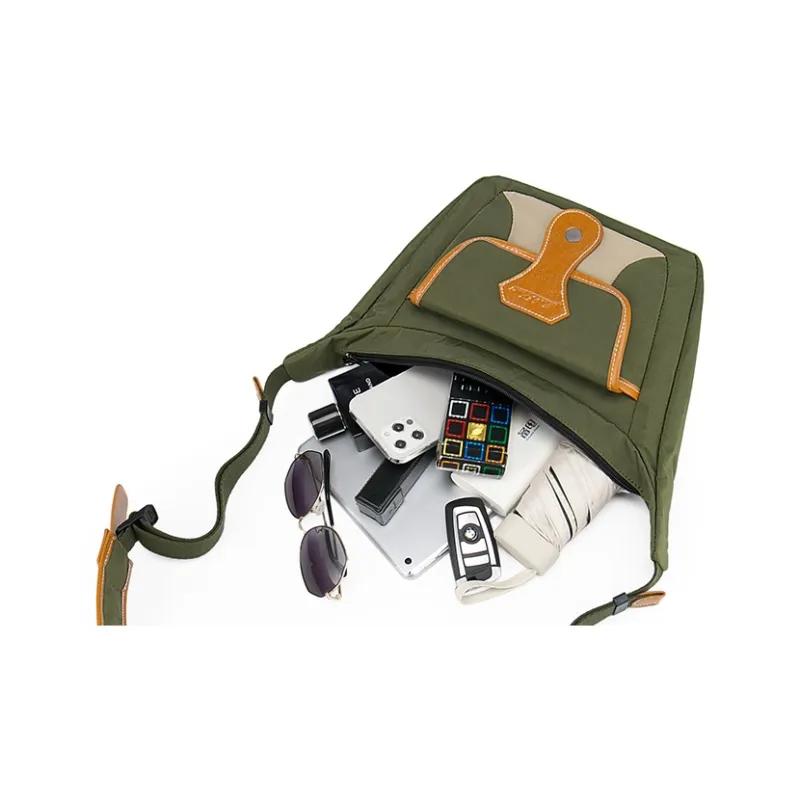 MashaLanti Synthetic Leather Crossbody Bag Cell Phone Pouch Fanny Pack Regular Unisex Green-5