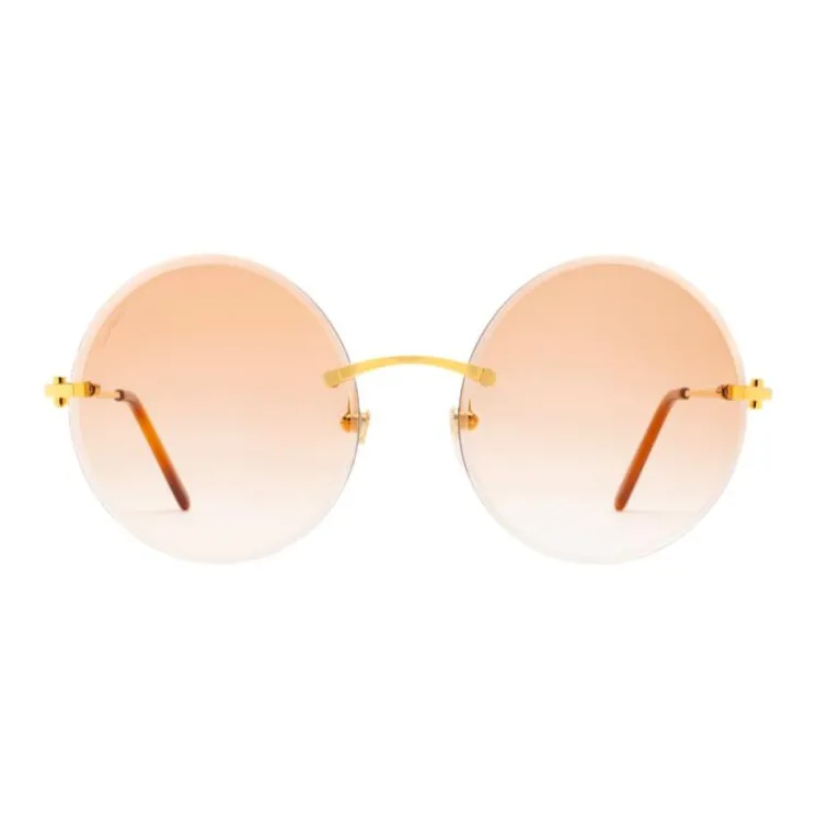 Cartier Oval-Frame Sunglasses-0