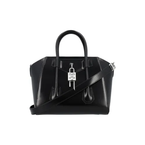 GIVENCHY Leather Tote Bag, Shopping Bag, Handbag Small Size Women's Black