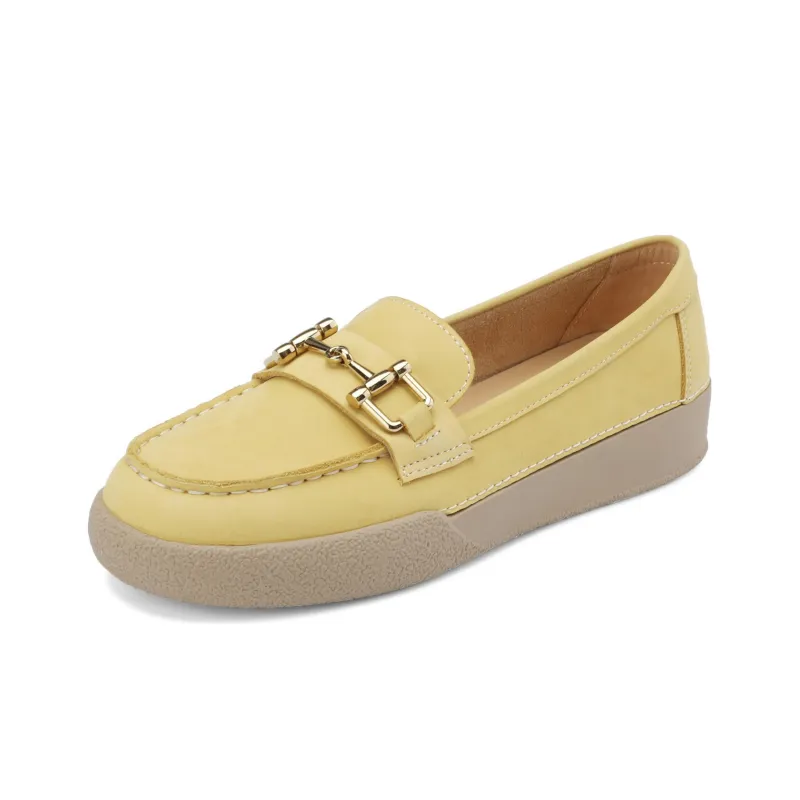 OCCAMAN Women's Casual Shoes Women's Beige/Yellow-7