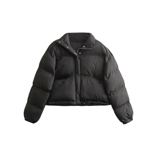 Udon House Puffer Jackets Women's Black